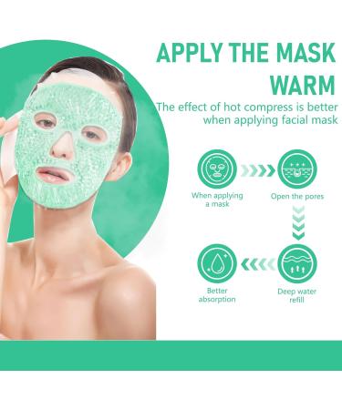 XdealCozyxc Ice Cooling Face Mask Reusable Gel Hot Cold Therapy Face Mask for Puffy Face - Buy Online on GoSupps.com