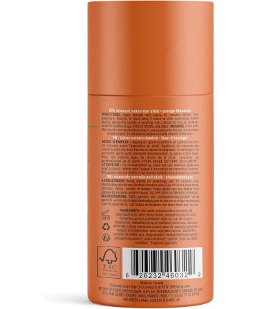 ATTITUDE Solid Mineral Sunscreen SPF 30 Plant and Mineral Based Ingredients Vegan Plastic Free Orange Blossom 85 g - Buy Online on GoSupps.com
