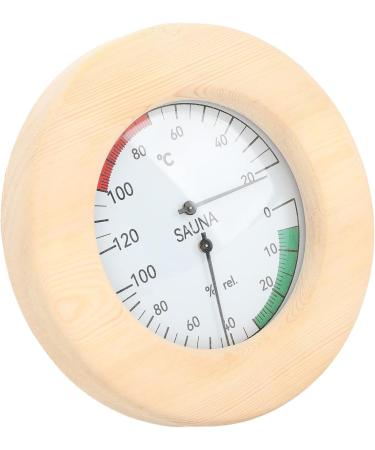 Sauna Thermohygrometer - Wall-Mounted Wooden Thermometer & Hygrometer for Precise Home Monitoring | International Shipping Available - Buy Online on GoSupps.com