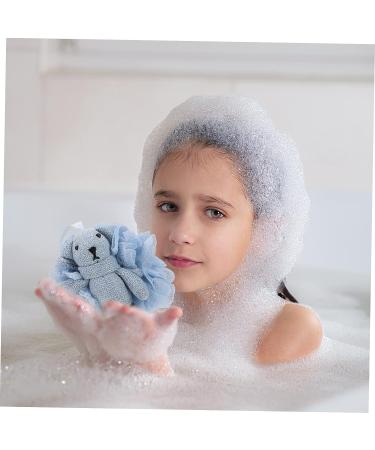 FOMIYES 2 Pcs Cartoon Kids Bath Ball & Sponge Set - Shower Back Scrubber & Body Exfoliator - Buy Online on GoSupps.com