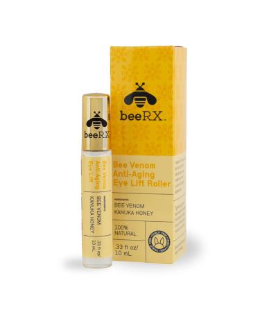 Bee Rx Anti-Aging Eye Lift Roller With Kanuka Honey - Instant Firming Eye Cream For Wrinkles, Fine Line Under Eye Serum