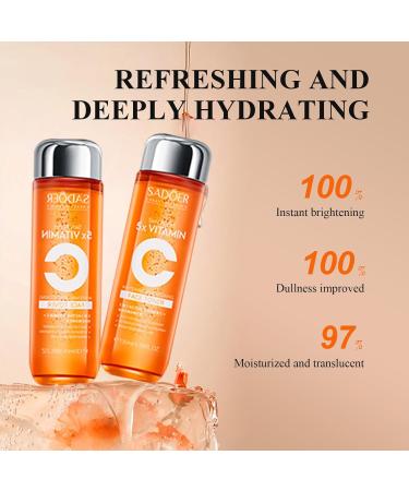 Vitamin C Skin Care Set for Teenage Girls | Cleanser Toner Serum Cream & Lotion | Gentle Travel Size Skin Care Kit - Buy Online on GoSupps.com