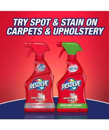Resolve Pet Carpet Stain Remover 96 fl oz - 6 x 16 oz Bottles - Carpet Cleaner - Buy Online on GoSupps.com