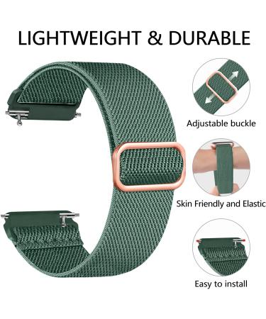 Chinbersky 5-Piece Adjustable Nylon Bracelet Set for Fitbit Versa 2/Versa/Versa Lite - Stylish Sports Replacement Bands for Men & Women - Buy Online on GoSupps.com