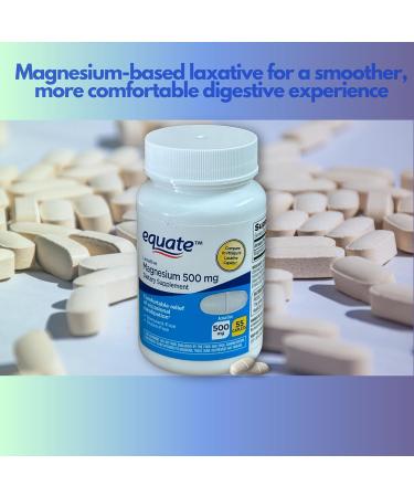 Magnesium for Constipation 500mg- Citrate 55 caplets Digestive Support Laxative (Pack of 1) - Buy Online on GoSupps.com