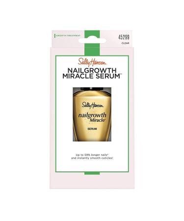 Sally Hansen Nailgrowth Miracle Serum Clear 3074 0.37 oz - Pack of 2 | Nail Strengthener Formula | 0.37 Fl Oz x 2 - Buy Online on GoSupps.com