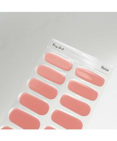 Buy Fairy Nail UV Nail Foils - Self-Adhesive Gel Nail Wraps (20 Pieces Pink) for Easy Nail Art | International Shipping Available - Buy Online on GoSupps.com