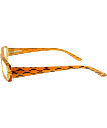 Designer Women s Reading Glasses - Gold Glossy with Rhinestones Spring Hinge Stylish Case - Diopters 1.0 1.5 2.5 3.0 - Buy Online on GoSupps.com