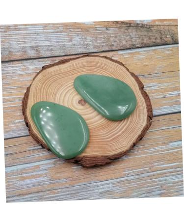 Natural Jade Eye Scraping Massage Tool - Aventurine Jade Massager | 6.5x4.2cm | International Shipping Available - Buy Online on GoSupps.com