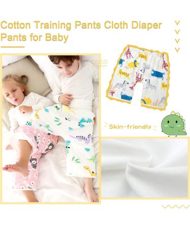 Baby Toilet Training Pants Kids 2 in 1 Waterproof Reusable Cotton Nappy Diaper Skirt - Animal World Print - Buy Online on GoSupps.com