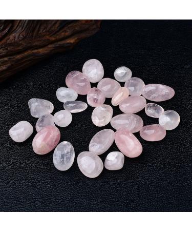Natural Pink Powder Crystal Gravel Rock Madagascar Rose Quartz Raw Gemstone Specimen Decoration Stone Stone Crystal Reiki 100g 10-30mm - Buy Online on GoSupps.com
