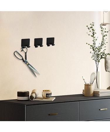 Razor Hook - Stamp-Free Wavy Hanger | Self-Adhesive Waterproof Space-Aluminum Shower Sponge Hook - Black - Buy Online on GoSupps.com