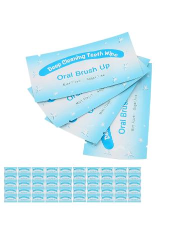 Dental Cleaning Wipes - Disposable Tooth Cleaning Wipes for Travel 50pcs Portable Dirt Removal Wipes - Buy Online on GoSupps.com