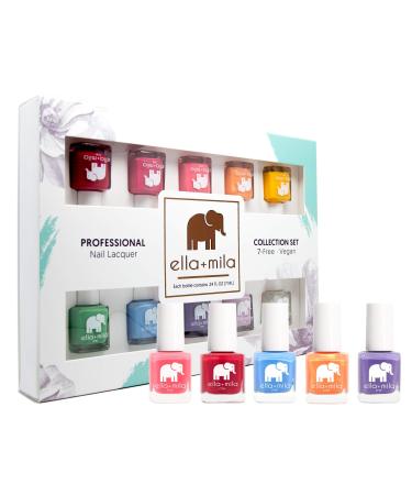 ella+mila Professional Nail Polish Set - Quick Dry Nail Polish - Long-Lasting & Chip Resistant Nail Polish Kit (Me Collection 10 Pack - 0.24 fl oz each) 0.24 Fl Oz (Pack of 10) 10-Pack