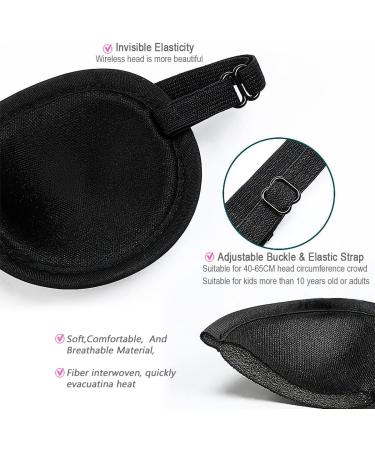 3D Eye Patches 2-Pack for Adult and Kids - Strabismus, Lazy Eye, Post-Surgery - Pirate Eye Cover Mask - Buy Online on GoSupps.com