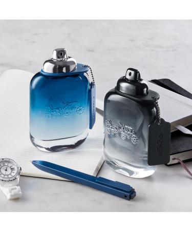 Coach Blue Eau de Toilette - Long Lasting Fragrance with notes of Lime Oil Black Pepper & Amber - Fougere & Aquatic 0.5 Fl Oz (Pack of 1) - Buy Online on GoSupps.com