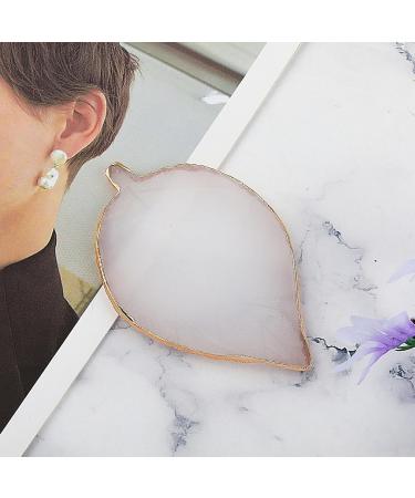 Buy WLLHYF Leaf Shape Resin Nail Art Palette - Perfect for Nail Gel Polish Mixing & DIY Nail Decoration Tools - Buy Online on GoSupps.com