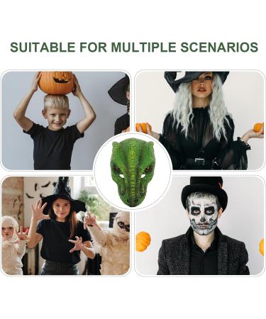 Buy Holidyoyo Dinosaur Mask | Realistic PU Dino Mask for Halloween Cosplay & Fun | International Shipping Available - Buy Online on GoSupps.com