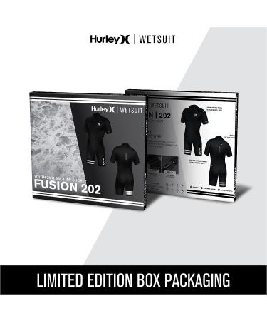 Kids Hurley Fusion 202 2MM Shorty Wetsuit - UPF 50+ Back Zip Youth Wet Suit - Buy Online on GoSupps.com