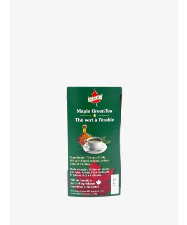 Turkey Hill Maple Green Tea 20 Bags Natural Canadian Flavours - Buy Online on GoSupps.com