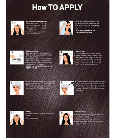 Buy Organic Burgundy Hair Color | Chemical & Allergy Free | 100g - Safe for Men & Women - Buy Online on GoSupps.com