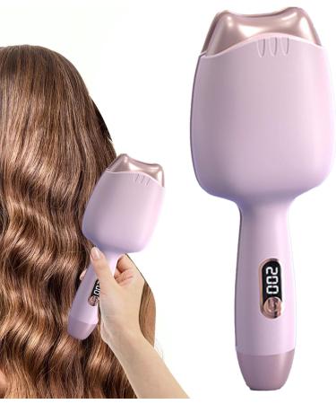 Generic Hair Crimper- 2 Barrel Ionic Crimper Beachy Wavy Hair Crimper Rapid Heating And Anti-Scald TechnologyCute Cat's Paw Design Ionic Curling Wand For Women Temp Adjustment Pink US - Buy Online on GoSupps.com