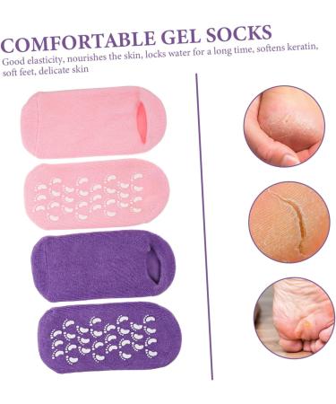 FOMIYES 6 Pairs Gel Socks Moisturizing Socks Spa Socks for Salon Moisturizing Foot Covers Foot Cover Socks Moisturizing Feet Socks Spa Use Socks Foot Caring Masks Foot Spa Socks Foot Masks - Buy Online on GoSupps.com