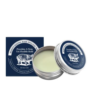 Fiber styling ointment firm hold and low shine volume and natural texture matte effect and restyling all day long 35 g