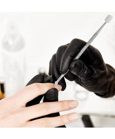 Cuticle Remover Tool Set Stainless Steel Professional Cuticle Nipper and Pusher Nail Care Manicure Pedicure (Cuticle Pusher) - Buy Online on GoSupps.com