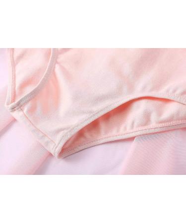 DanSwan Ballet Pink Long Sleeve Leotard Tutu Dress for Toddler Girls 4-5T - Buy Online on GoSupps.com