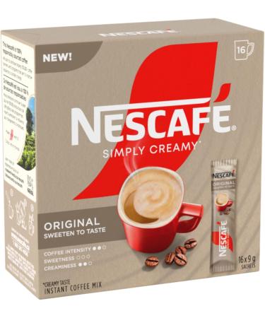 NESCAFE Simply Creamy Instant Coffee Single-serve Sachets Contains Instant Coffee & Coffee Creamer 100% Responsibly Sourced Coffee 6 Boxes 0.9 kg - Buy Online on GoSupps.com