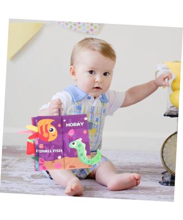 Abaodam 5-Stage Fabric Book for Toddlers | Early Development Baby Toys | Soft Crumpled Touch Book for Girls & Newborns - Buy Online on GoSupps.com