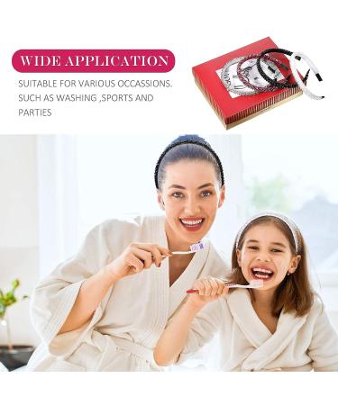 WILLBOND 4-Piece Crystal Rhinestone Headbands - Non-Slip Beaded Hair Accessories for Women and Girls - Black, White, Purple, Gray - 1.2cm - Bling Bling Hair Bands - Buy Online on GoSupps.com