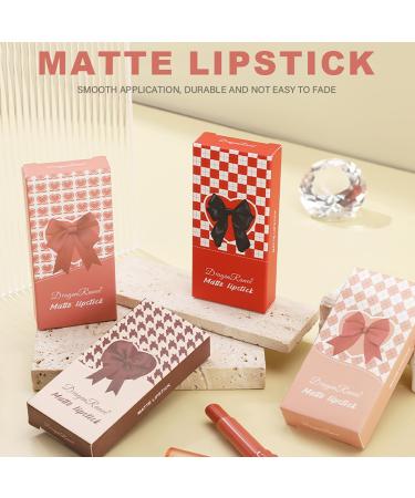 Shop 3 Colors Red Tube Lipstick Set - Long Lasting Waterproof Moisturizing Velvet Formula | International Shipping Available - Buy Online on GoSupps.com