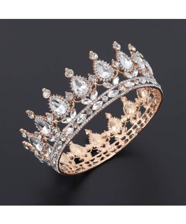 FRCOLOR Crystal Crowns and Tiaras Vintage Rhinestone Bridal Tiara Crowns for Women Girls Wedding Prom Costume Party Hair Accessories - Buy Online on GoSupps.com