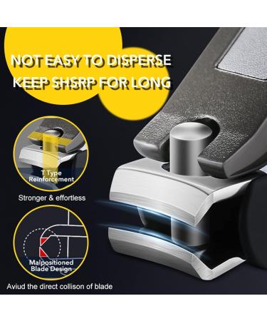 Nail Clipper for Thick Nails 1Pcs Nail Clippers Manicure Tool Anti Splash Fingernail Toenail Nippers Pedicure Cutter Cuticle Scissors Trimmer (Color : Gold) - Buy Online on GoSupps.com