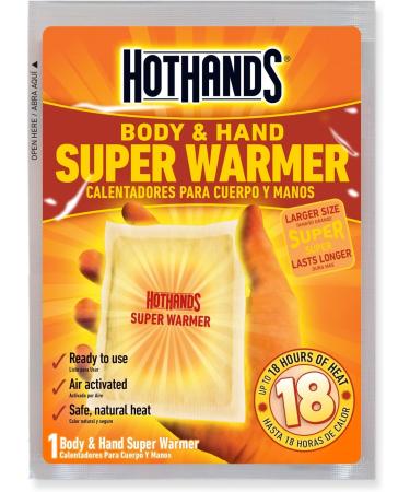 HotHands Body & Hand Super Warmers - 18 Hours of Heat - 3 Pack - Buy Online on GoSupps.com