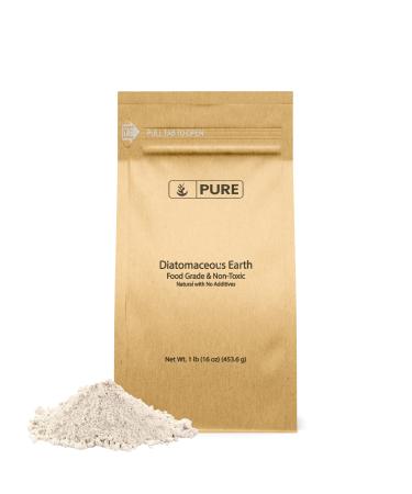 Pure Original Ingredients Diatomaceous Earth (16oz) Natural Multipurpose Household Essential  Freshwater DE