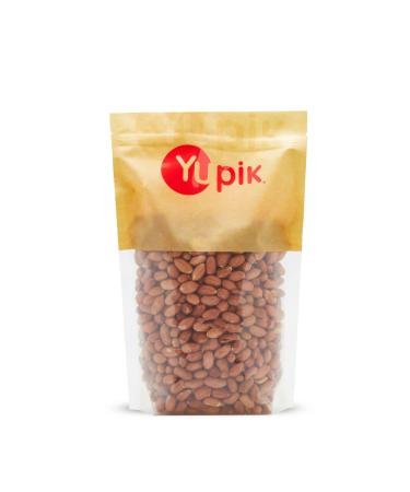 Yupik Jumbo Red Skin Peanuts Raw 1Kg Kosher Gluten-Free High in Fiber Buttery Nut Perfect for Snacking & Baking Protein Snacks Source of Fiber Low in carb 1 kg (Pack of 1)
