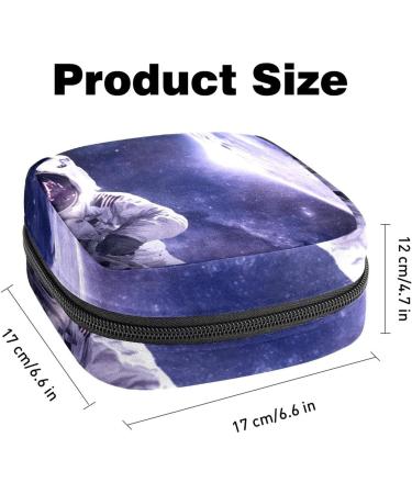 Outer Space Universe Menstrual Pad & Cup Pocket | Zippered Sanitary Napkin Case for Teens & Women - Buy Online on GoSupps.com