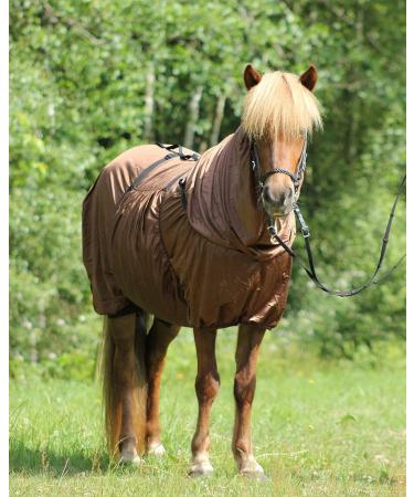 NetProShop Special Icelandic Quality Eczema Blanket for Horses - Size 130 Brown | Ideal for Icelandic Horses - Buy Online on GoSupps.com