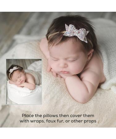 First Landings Newborn Posing Pillows - Photography Props for Baby Boy or Girl Photoshoots - Donut Pillow and 3 Posing Pillows Photography Pillow Set - Buy Online on GoSupps.com