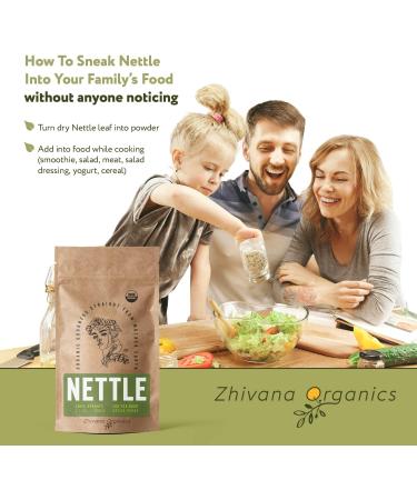 Organic Stinging Nettle Tea - 100 Bags - Joint & Blood Sugar Support, Allergy Relief - Urtica Tea - Buy Online on GoSupps.com