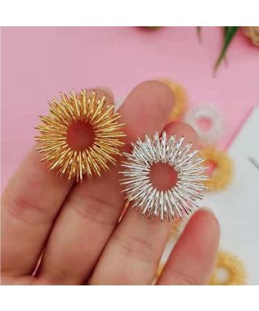 10 Finger Massage Rings & 2 Rolling Hand Massagers Set | Stress Relief & Blood Circulation Boost - Buy Online on GoSupps.com