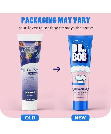 Dr. Bob Natural Xylitol Kids Toothpaste with Fluoride - SLS-Free, Dye-Free, Made in USA - 4oz - Buy Online on GoSupps.com