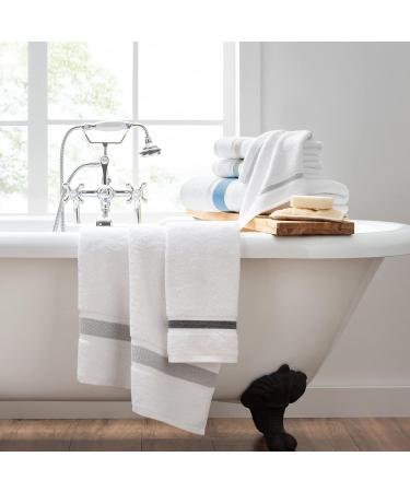 Aston & Arden Aegean Striped Turkish Bath Sheet - Eco-Friendly 600 GSM Soft & Absorbent Towel - Deep Pool Blue - Buy Online on GoSupps.com