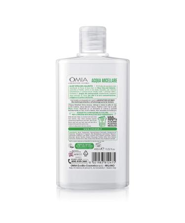 Omia Acqua Micellare Viso Aloe Vera - Struccante Idratante Eco Bio 400ml - Dermatologicamente Testato per Tutti i Tipi di Pelle - Buy Online on GoSupps.com