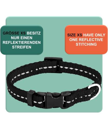 Dey Premium Reflective Dog Collar - Adjustable Nylon for Small & Large Dogs - Multiple Colors & Sizes Available - Buy Online on GoSupps.com