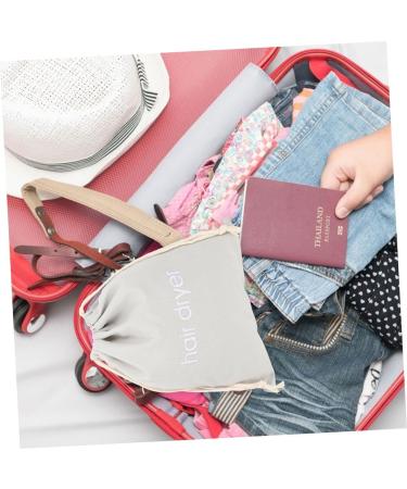 Baluue 2pcs Hair Dryer Storage Bag Travel Blow Dryer Mini Travel Storage Bag Drawstring Pouch Fabric 33.00X30.00X0.50CM As Shown - Buy Online on GoSupps.com