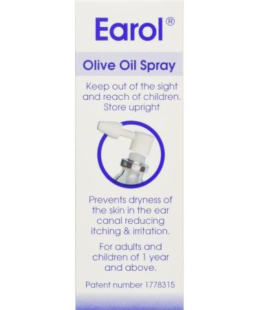 Earol Olive Oil Natural Ear Wax Softener - Gentle & Effective Earwax Removal Spray - Buy Online on GoSupps.com